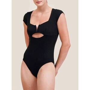 NEW ANGIE BAUER sarah bodysuit in black